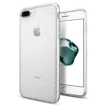 Husa iPhone 7 Plus / 8 Plus SPIGEN Liquid Crystal Glitter Transparenta Husa iPhone 7 Plus / 8 Plus SPIGEN Liquid Crystal Glitter Transparenta