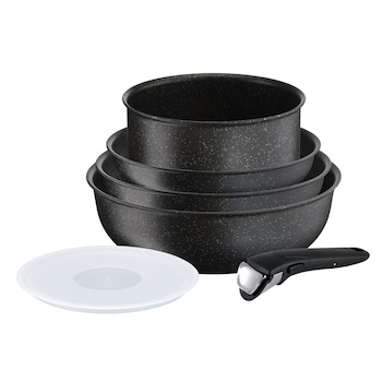 Set de tigai Tefal Ingenio Marble, 6 piese, inductie Set de tigai Tefal Ingenio Marble, 6 piese, inductie