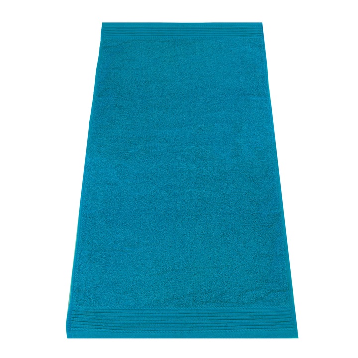 Prosop plaja/piscina 100x180 cm, Aqua Collection, Turcoaz, 100% bumbac Terry Selection, 450 gr/mp