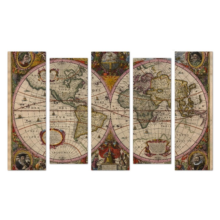 Декоративен панел за стена Wall Sense Карта