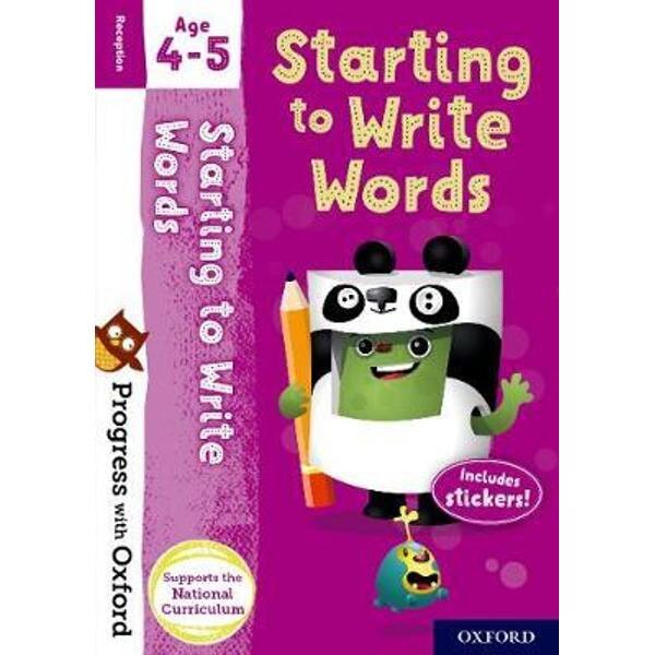 Progress with Oxford: Starting to Write Words Age 4-5