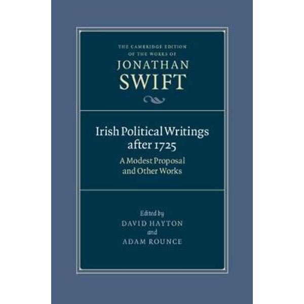 Irish Political Writings after 1725