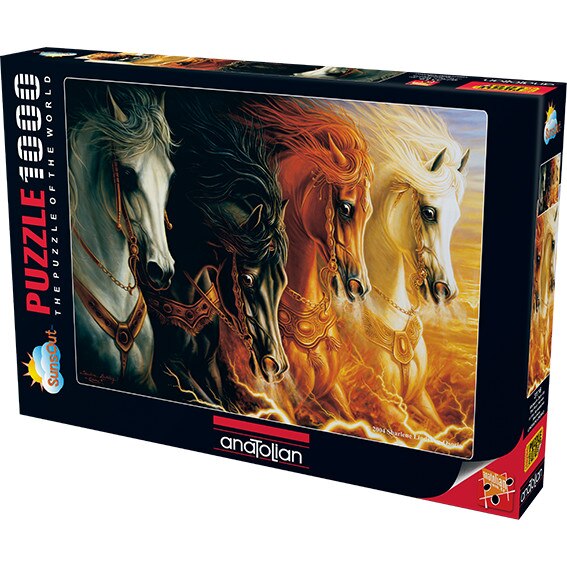 Puzzle Patru cai ai Apocalipsei - 1000 bucati