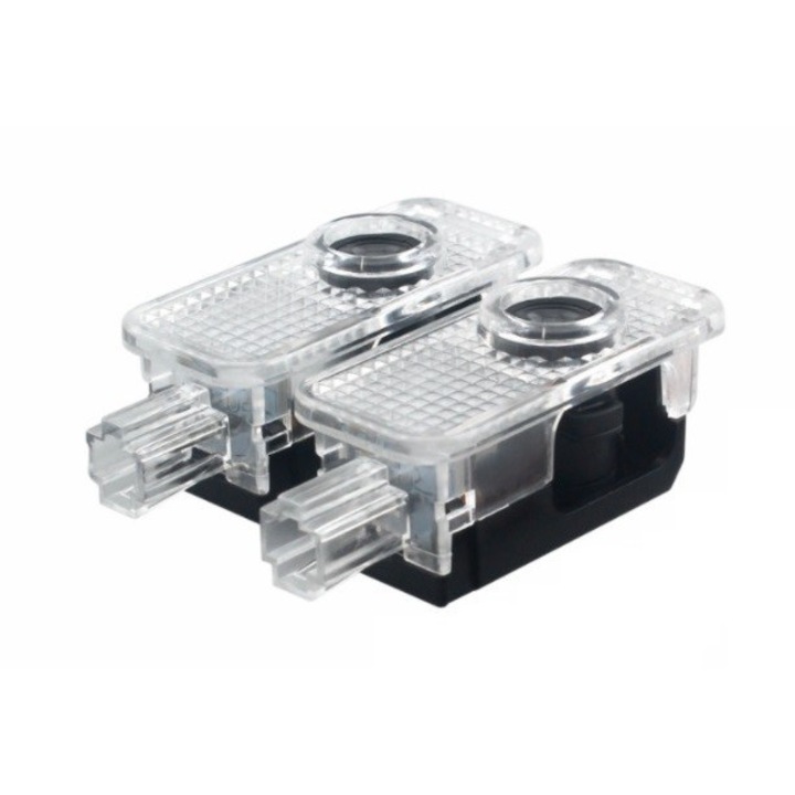 Lampi led logo portiere dedicate Audi Q5 2010-2015, Q7 2006-2015