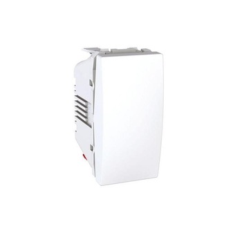 Intrerupator cu revenire, Schneider Electric, incastrat, modular - 1, alb Intrerupator cu revenire, Schneider Electric, incastrat, modular - 1, alb
