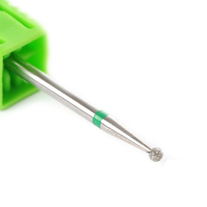 Cap freza (Bit) rotund pentru cuticula, duritate mare, verde