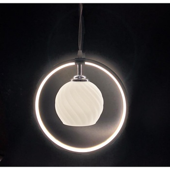 Pendul NIKOM NG 00107-1, LED + 1 E 27, 220 V, negru Pendul NIKOM NG 00107-1, LED + 1 E 27, 220 V, negru