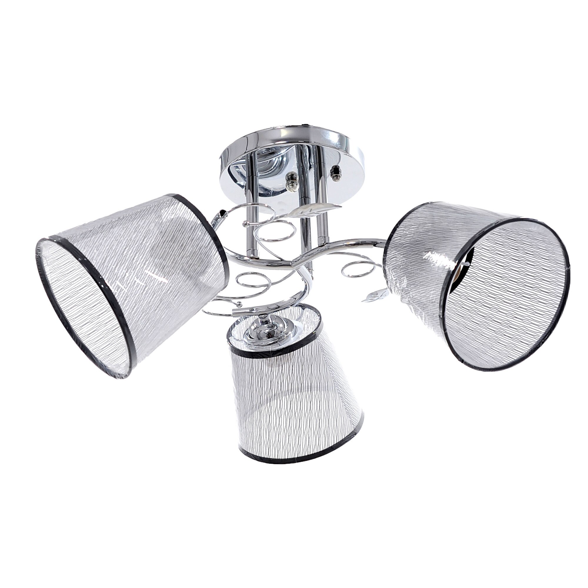 Candelabru Nikom NG 2247-3, E27, 3 x 40 W, 220, crom