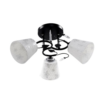 Candelabru Nikom BK 7016-3, E27, 3 x 40 W, 220, metal, negru Candelabru Nikom BK 7016-3, E27, 3 x 40 W, 220, metal, negru