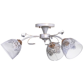 Candelabru Nikom Dantela NG 00120-3, E27, 3 x 40 W, 220 V, metal, multicolor Candelabru Nikom Dantela NG 00120-3, E27, 3 x 40 W, 220 V, metal, multicolor