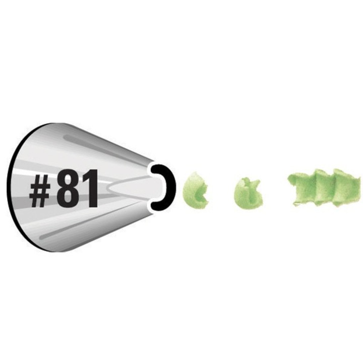 Két levél mintás dekoráció, #81 - Wilton