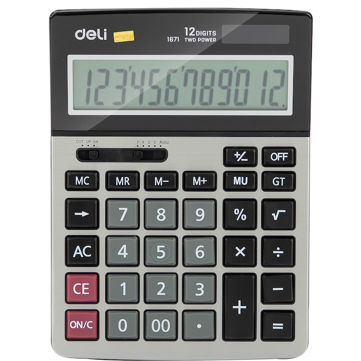 Calculator Birou Deli 1671, 12 digiti