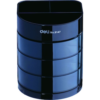 Suport Birou Deli 6 Compartimente Negru Suport Birou Deli 6 Compartimente Negru