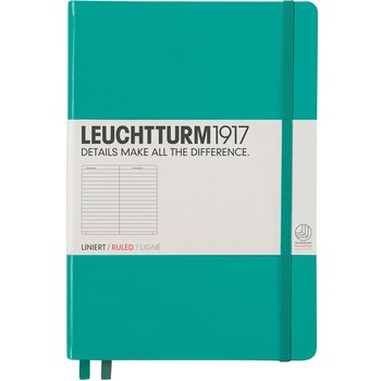 Caiet Leuchtturm A5, Dictando, Coperta Rigida, Turcoaz Caiet Leuchtturm A5, Dictando, Coperta Rigida, Turcoaz