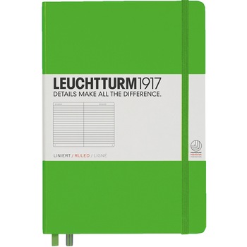 Caiet Leuchtturm A5, Dictando, Coperta Rigida, Vernil Caiet Leuchtturm A5, Dictando, Coperta Rigida, Vernil