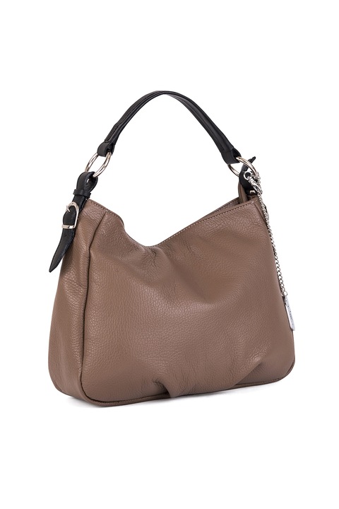 Anna Morellini, Noemi keresztpántos bőrtáska, Sötétbarna