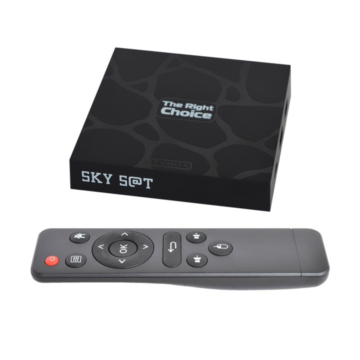Смарт ТВ Бокс SKY SAT IpBox-100, Android 7.1.2 TV BOX, HDMI, Wi-Fi, Internet TV, 4K Ultra HD