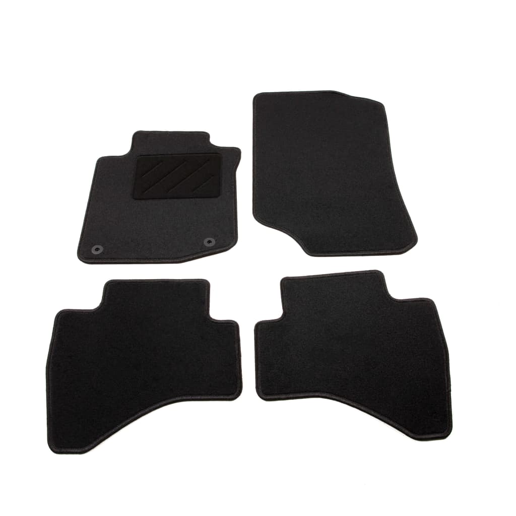 Set de 4 covorase auto pentru Peugeot 107, vidaXL, 550 g/m², Tesatura