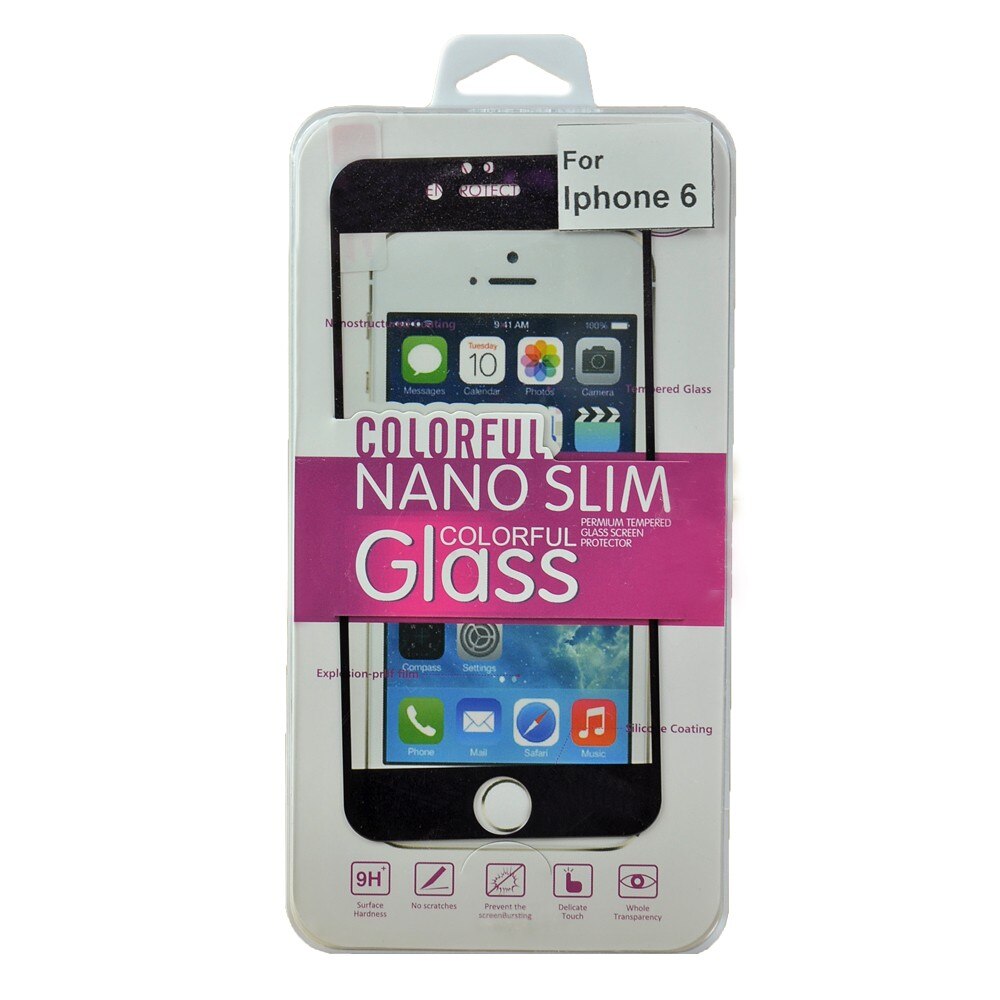 Folie de protectie Mobile Tuning pentru IPHONE 6/6S Fata+Spate tempered glass Purple