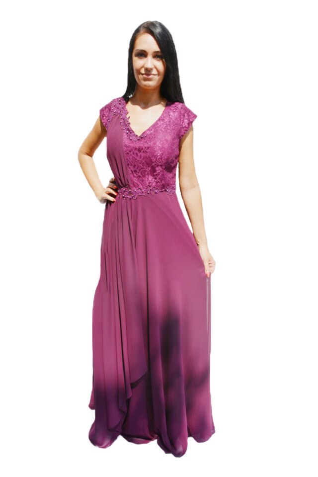 Rochie lunga,Eleganta,D&J Exclusive, Mov