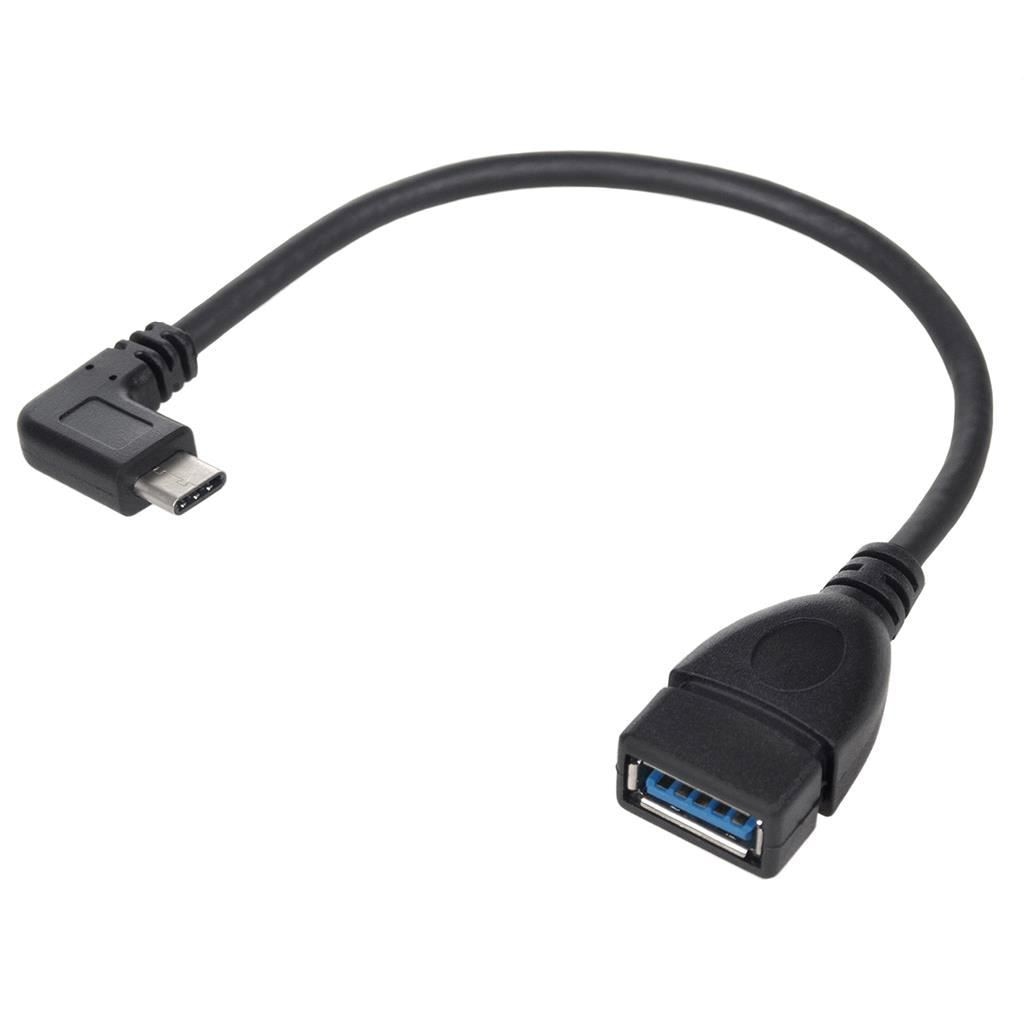 Cablu adaptor OTG USB 3.0 AF Maclean MCTV-842 , la Type C, negru