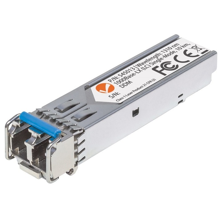 Модул Intellinet Mini Gbic SFP, 1000Base-LX LC Singlemode, 1310nm, 10 км