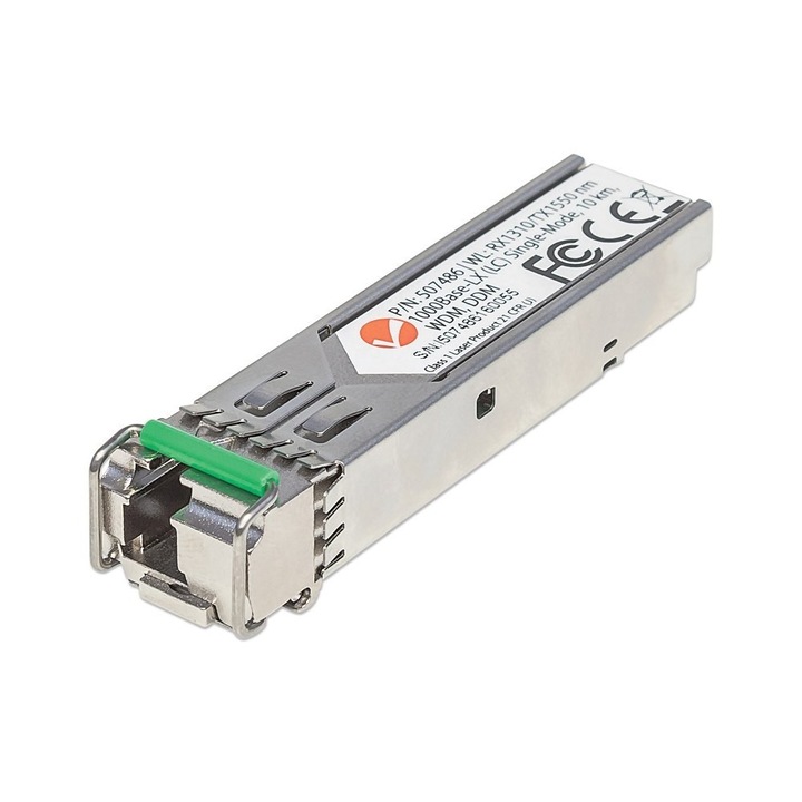 Mini Gbic Intellinet SFP 1000Base-LX LC едномодов модул RX1310 / TX1550