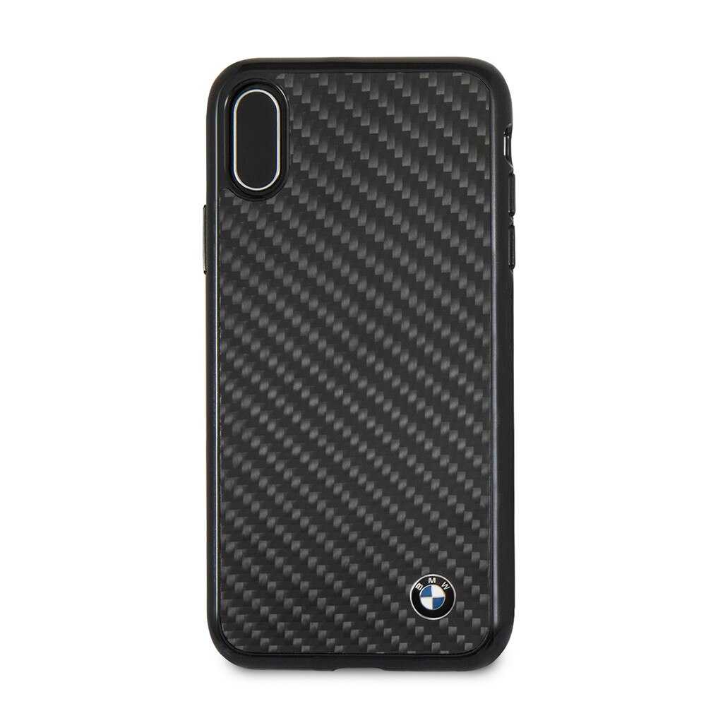Husa iPhone XS MAX BMW Signature Carbon Neagra