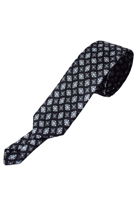 Cravata barbateasca, serena , geo&vnt intertrade srl, albastru inchis/gri/alb