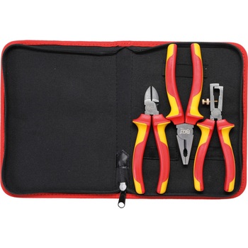 Set 3 clesti izolati la 1000V, VDE, producator BGS Set 3 clesti izolati la 1000V, VDE, producator BGS