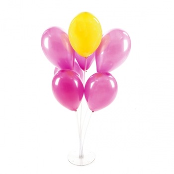 Suport 7 Baloane Latex, Plastic, Transparent, 70 cm Suport 7 Baloane Latex, Plastic, Transparent, 70 cm