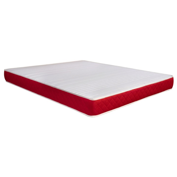 Green Future Ortopéd matrac, Red Line, 70x200x18 cm, poliuretán hab, megforditható, közepes keménység