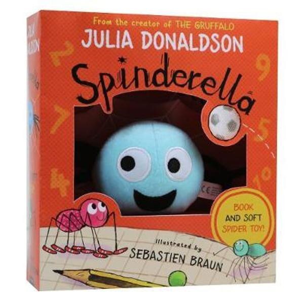 Spinderella Book & Plush Set