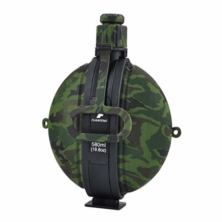 SmartGrid, Сгъваем силиконов Съд за вода, перфектен за спорт, къмпинг и лов, 580 мл