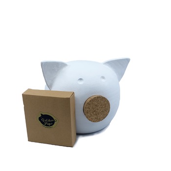 Pusculita ceramica, CHALK, Medium, White Pusculita ceramica, CHALK, Medium, White