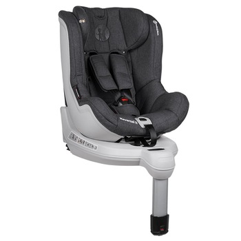 Scaun auto ISOFIX Petite&Mars Reversal II, Rotativ, 0-18 kg, Gri Scaun auto ISOFIX Petite&Mars Reversal II, Rotativ, 0-18 kg, Gri