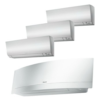 Sistem aer conditionat Daikin pentru 4 incaperi, multisplit, capacitate 6,80 kW, 12000 btu Emura White + 3x7000 btu Perfera , Refrigerant R32, clasa A+++/A++, Bluevolution Inverter + ansamblu asimetric de amortizoare VibraZerro RX60XL Sistem aer conditionat Daikin pentru 4 incaperi, multisplit, capacitate 6,80 kW, 12000 btu Emura White + 3x7000 btu Perfera , Refrigerant R32, clasa A+++/A++, Bluevolution Inverter + ansamblu asimetric de amortizoare VibraZerro RX60XL