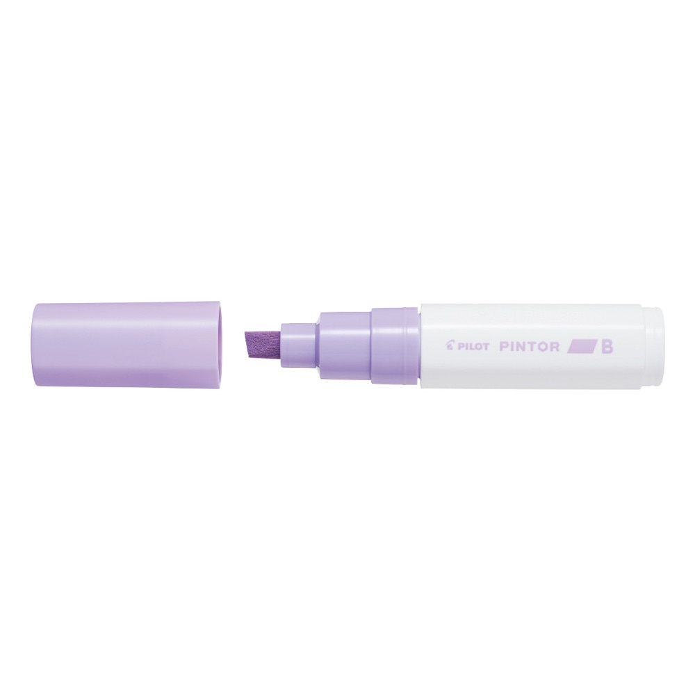 Marker cu vopsea Pilot Pintor Pastel, varf tesit, 8 mm, Violet