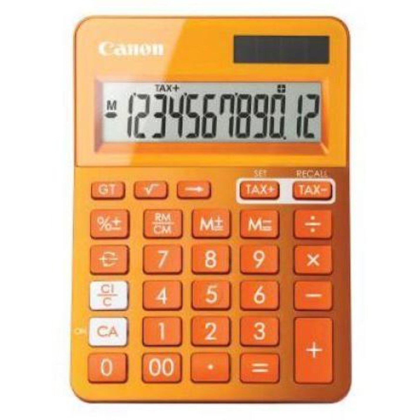Office calculator Canon LS100KMOR 10 Digit, 19.00cm x 11.70cm x 2.50cm, Orange