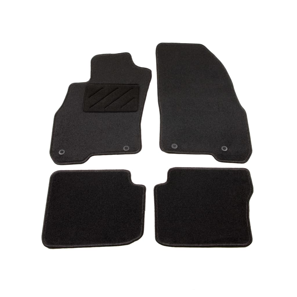 Set de 4 covorase auto pentru Fiat Punto III, vidaXL, 550 g/m², Tesatura