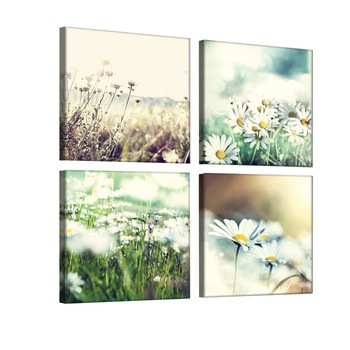 Set Tablouri DEGRETS 78597 Canvas, 50 x 50 cm, 4 piese (4x25x25 cm), Musetel Set Tablouri DEGRETS 78597 Canvas, 50 x 50 cm, 4 piese (4x25x25 cm), Musetel