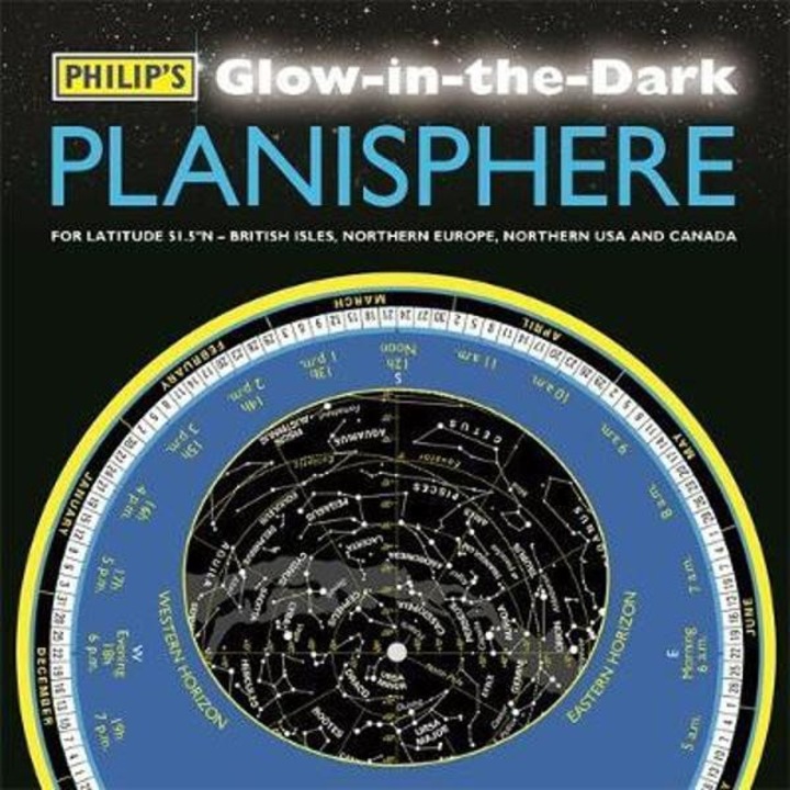 Philip's Glow-in-the-Dark Planisphere (Latitude 51.5 North)