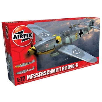 Kit aeromodele Airfix 02029A Avion Messerschmitt Bf109G-6 Scara 1:72 Kit aeromodele Airfix 02029A Avion Messerschmitt Bf109G-6 Scara 1:72