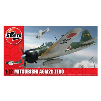 Kit aeromodele Airfix 01005 Avion Mitsubishi A6M2b Zero Scara 1:72 Kit aeromodele Airfix 01005 Avion Mitsubishi A6M2b Zero Scara 1:72