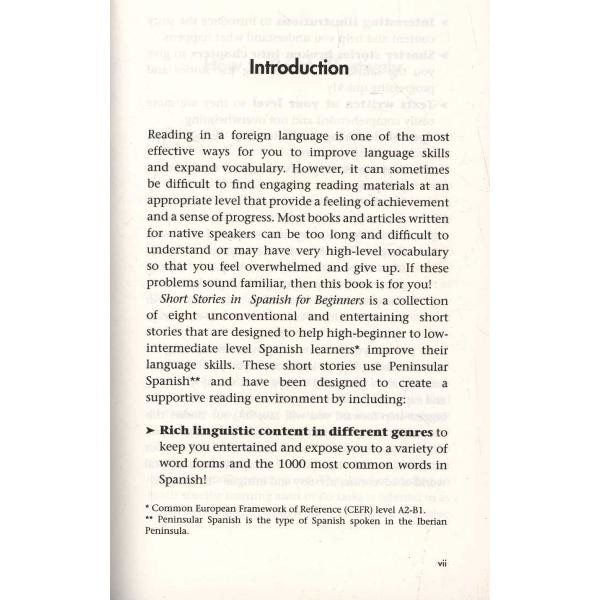 Short Stories in Spanish for Beginners