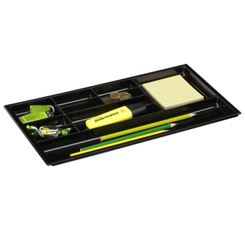 Tavita Documente Cep Organizer, 7 Compartimente, Negru