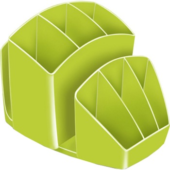 Suport Instrumente de Scris Cep Gloss, cu 8 Compartimente, Verde Suport Instrumente de Scris Cep Gloss, cu 8 Compartimente, Verde