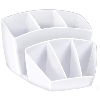 Suport Instrumente de Scris Cep Gloss, cu 8 Compartimente, Alb Suport Instrumente de Scris Cep Gloss, cu 8 Compartimente, Alb