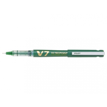 Roller Reincarcabil Pilot V7 Hi-Tecpoint, 0.7 mm, Verde Roller Reincarcabil Pilot V7 Hi-Tecpoint, 0.7 mm, Verde