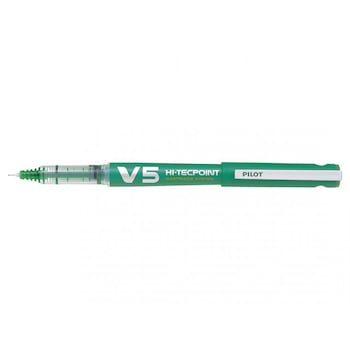 Roller Reincarcabil Pilot V5 Hi-Tecpoint, 0.5 mm, Verde Roller Reincarcabil Pilot V5 Hi-Tecpoint, 0.5 mm, Verde